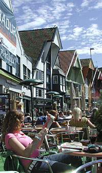 Many restaurants by the harbour in Stavanger